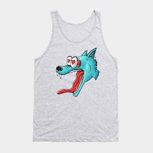 Hearts Wolf Tank Top